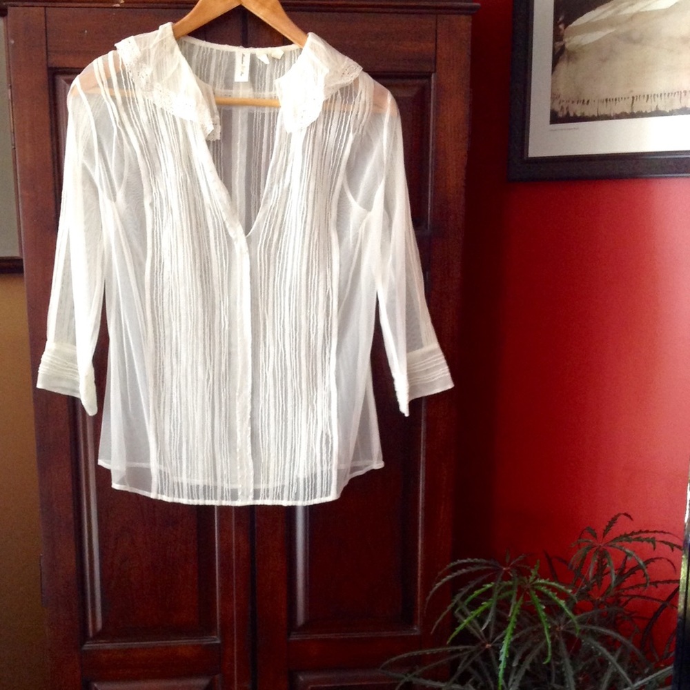Sheer blouse